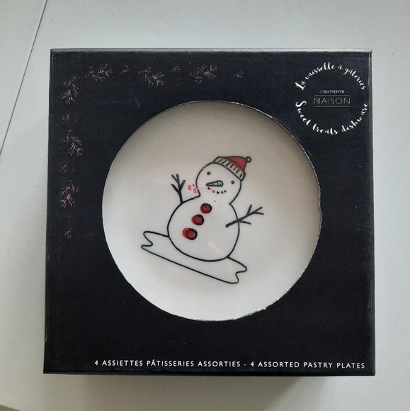 Simon's Assorted Holiday Pastry Plates - 4 - Picture 2 of 3